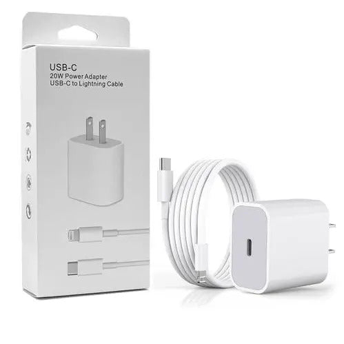 20W USB-C to Lighting Cable 6ft Charger - UNDER 1000